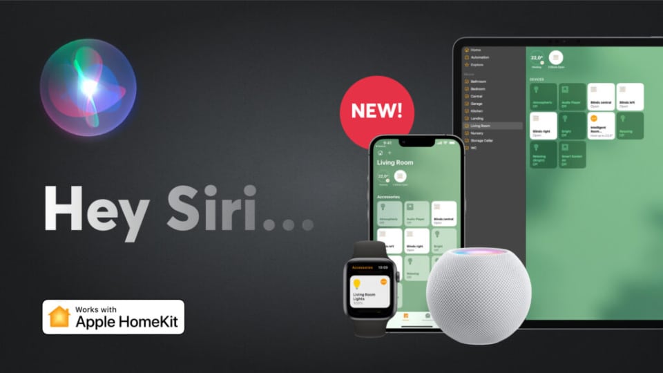 Ovládání inteligentní domácnosti pomocí Siri a Apple HomeKit
